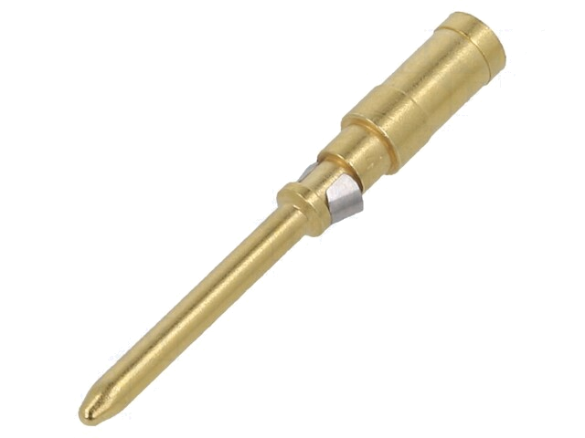 Contact; mannelijk; verguld; 1,5mm2; EPIC H-D 1.6; los; klemmen Contact; mannelijk; verguld; 1,5mm2; EPIC H-D 1.6; los; klemmen